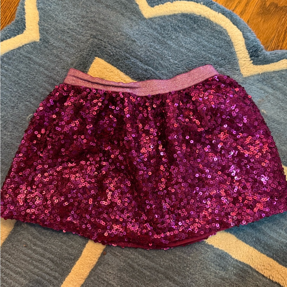 Crazy 8 Purple Sequin Skirt- size 4